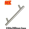 224x350mm inox escovado