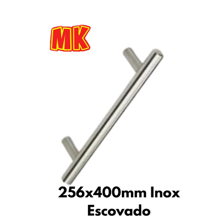 256x400mm inox escovado